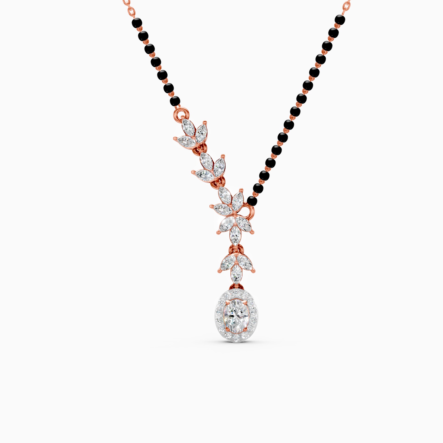 Eternal Bloom Lab Grown Diamond Mangalsutra